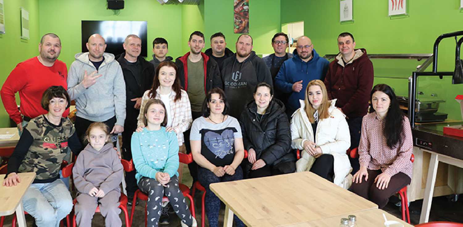 Moosomins Ukrainian Community have decided to organize a group for fundraising and community projects. There are about 35 Ukrainians who have come to Moosomin in the last two years, and there are more on the way.